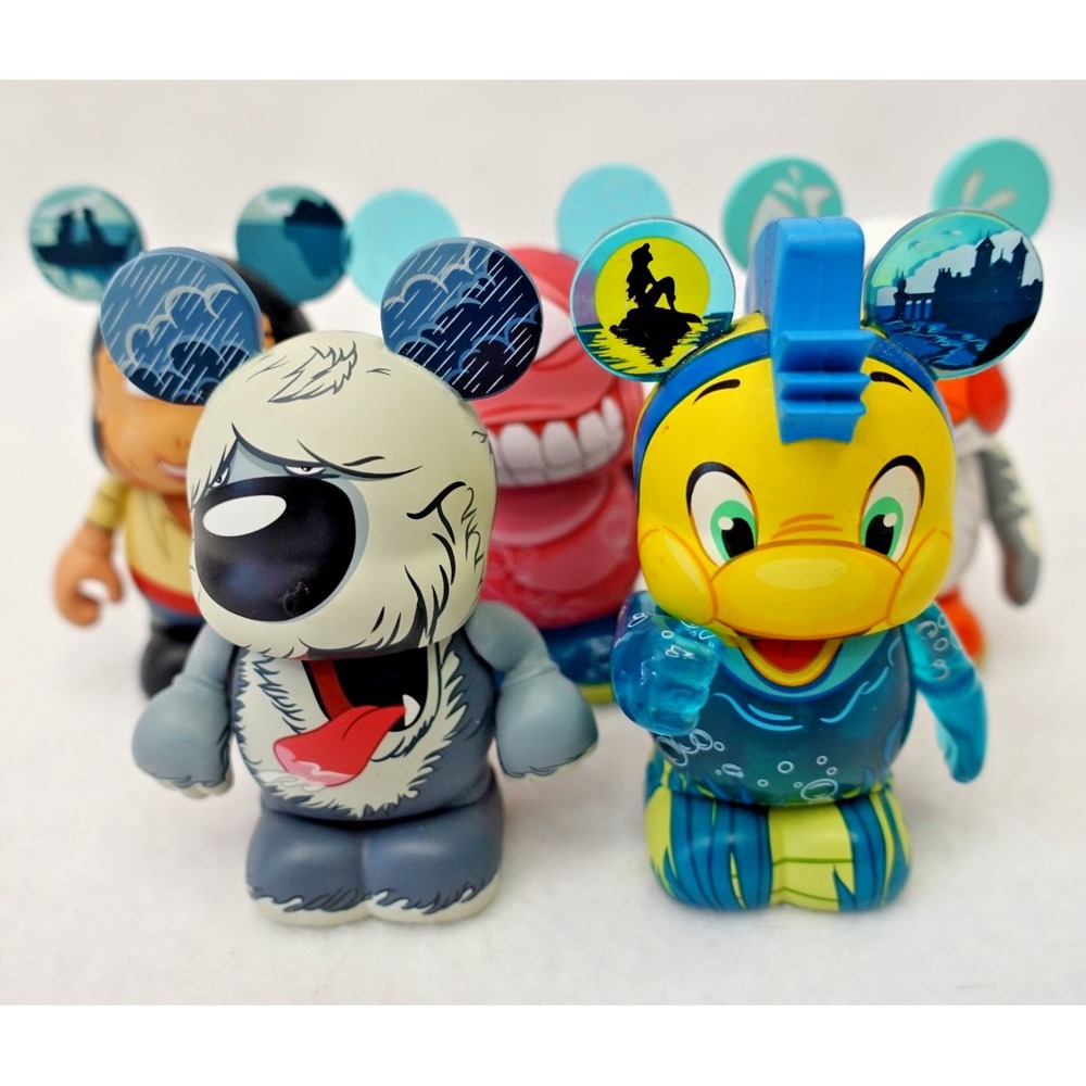 Disney Vinylmation Little Mermaid Series LOT OF 5